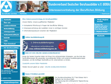 Tablet Screenshot of bdba.de